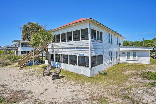 Beachfront Edisto Island Townhome With Screened Porch