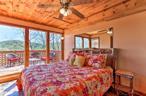 Secluded And Private Smoky Mtn-view Cabin With Fire Pit