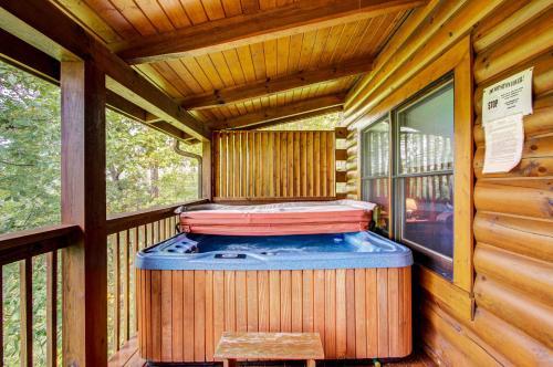Rustic Sevierville Cabin With Spacious Porch And Views!