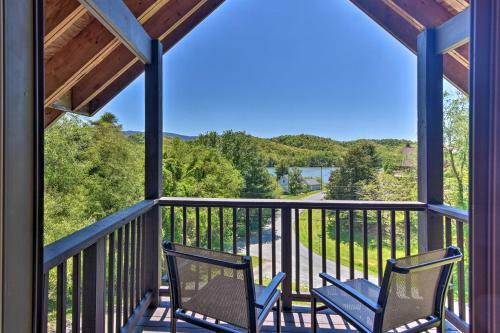 Timber Frame Cabin With South Holston Lake Views