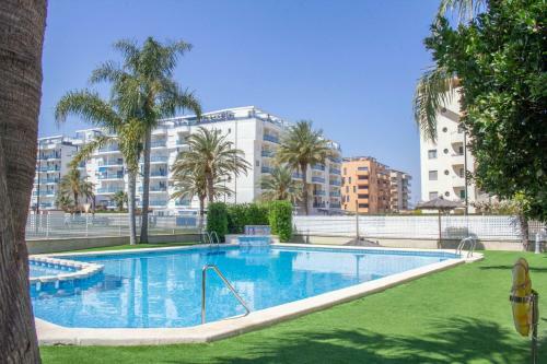 Apartamento Primera Linea de Playa Con Piscina