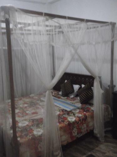 Hostal White Flower Gust Hose In Unawatuna
