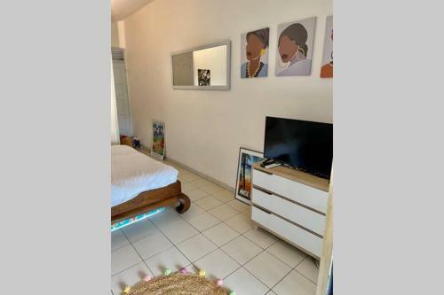 Apartamento Charmant Studio �quip� Climatis� 100m Plage Du Diamant