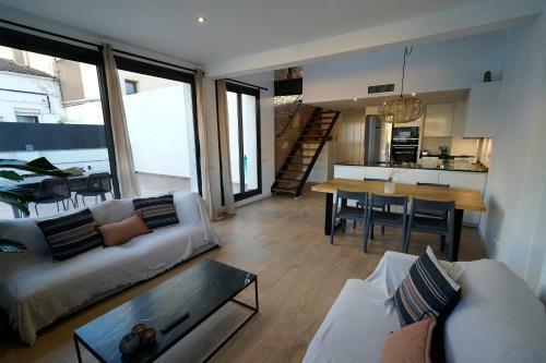 Apartamento Atico Duplex Playa Area Barcelona Con Spa Exterior