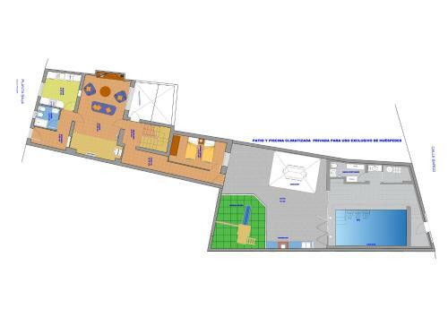 Casa T�o Peguero, Piscina Climatizada