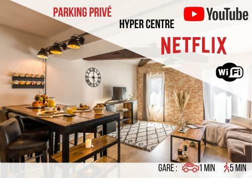 Apartamento Parking Priv� - Spacieux T2 En Hyper Centre