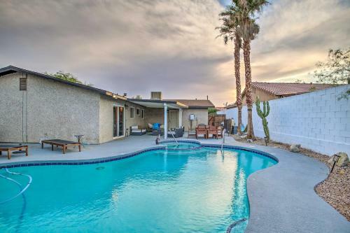 Chic Desert Hot Springs Oasis With Game Room!