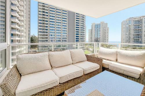 Apartamento Depto Full Terraza En Costa de Montemar