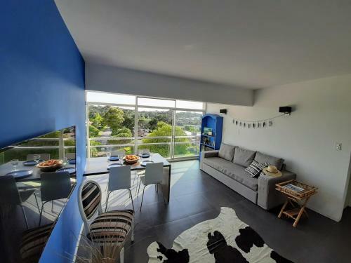 Apartamento Edificio Isla de Gorriti Casa Azul Primera Linea Mar I Playa Mansa Parada 10
