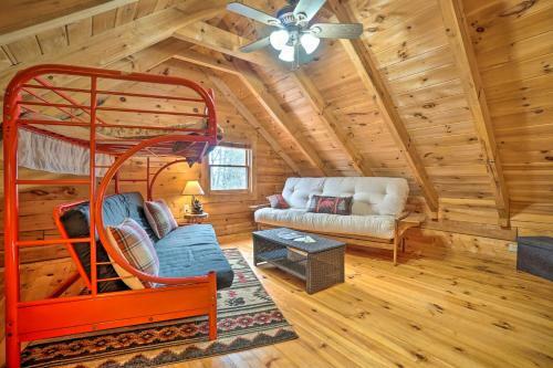 Rustic Clayton Log Cabin With Hot Tub And Views!