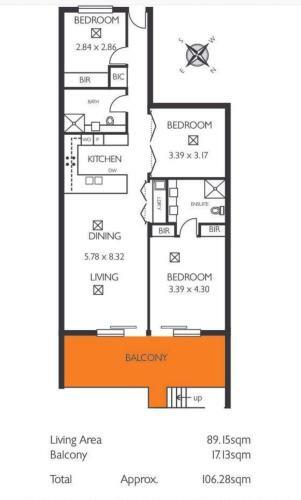 Luxury Beachfront Apartment At The Breeze - Free Wifi