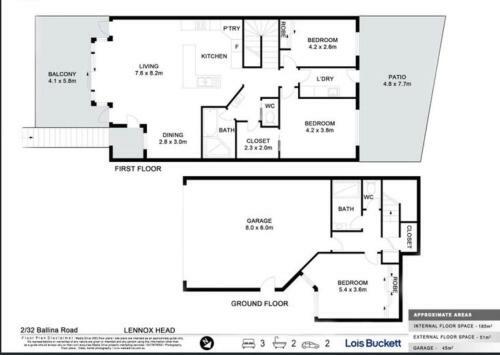 Twin Palms Lennox - Centrally Located With Ocean Views.