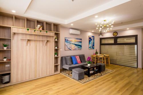 Apartamento C?n H? Cao C?p Studio 2 Ph�ng Ng? C� Ban C�ng View Bi?n (Tms Building - Pullman Hotel)