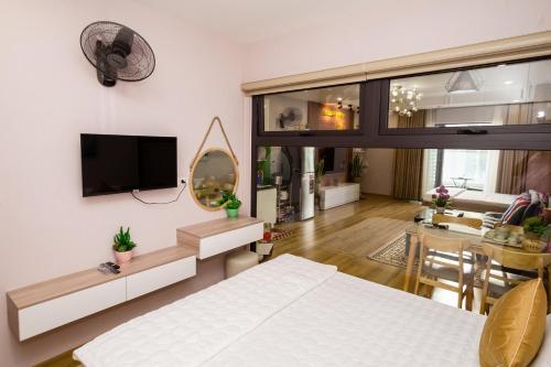 Apartamento C?n H? Cao C?p Studio 2 Ph�ng Ng? C� Ban C�ng View Bi?n (Tms Building - Pullman Hotel)