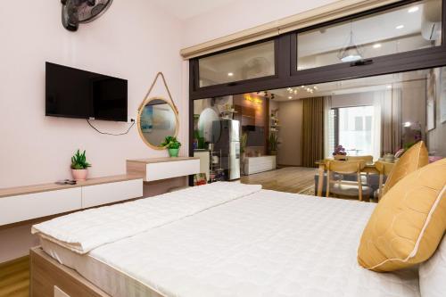 Apartamento C?n H? Cao C?p Studio 2 Ph�ng Ng? C� Ban C�ng View Bi?n (Tms Building - Pullman Hotel)