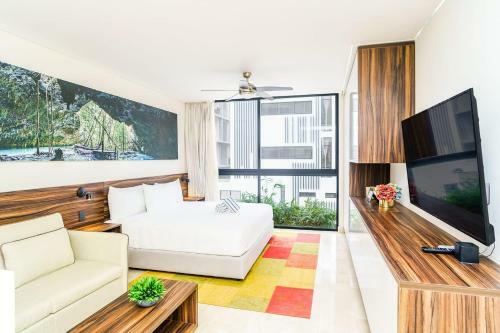 Apartamento New Chic Studio Space With Jungle Roof Pool & Lounge