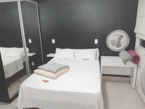 Apartamento Flat Brookfield Towers Completo Com Ar, Tv E Wifi.