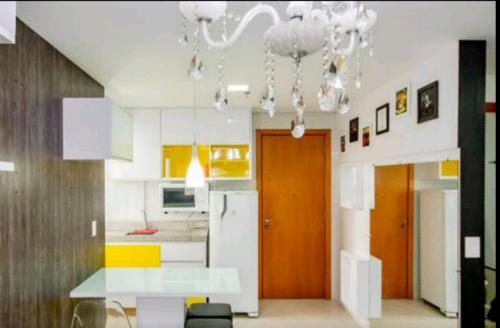 Apartamento Flat Brookfield Towers Completo Com Ar, Tv E Wifi.