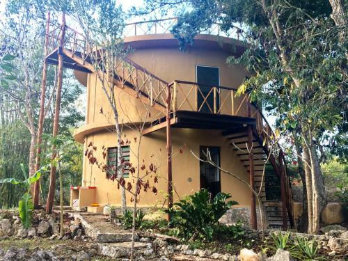 La Casa Redonda. Tulum-cob�