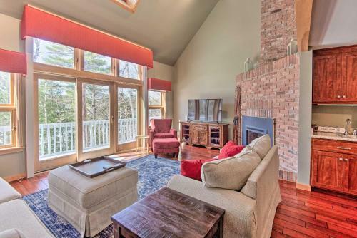 Wooded Waterfront Grantham Home Less Than 10 Mi To Ski!