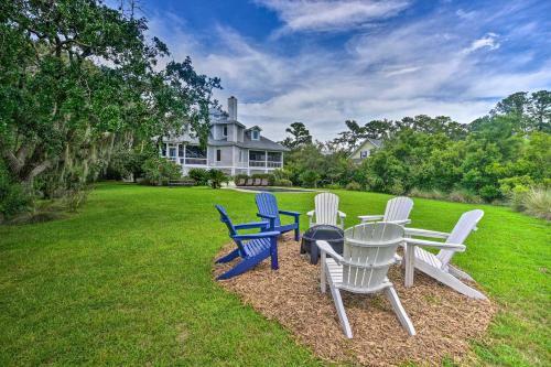 Exquisite Beaufort Home With Sunset Marsh Views!