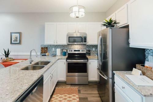 Apartamento New Boho Apt In Downtown Johnson City King Bed