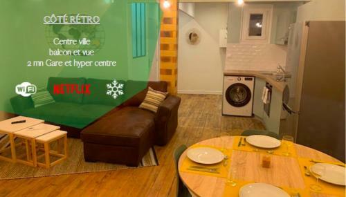 Apartamento C�t� R�tro - Centre Ville - Unique - 2mn Gare