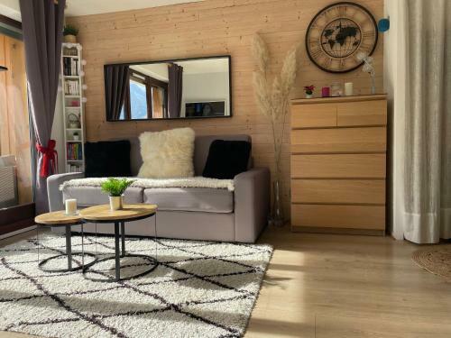 Apartamento Studio Turquoise Quartier Grattague Vue Montblanc