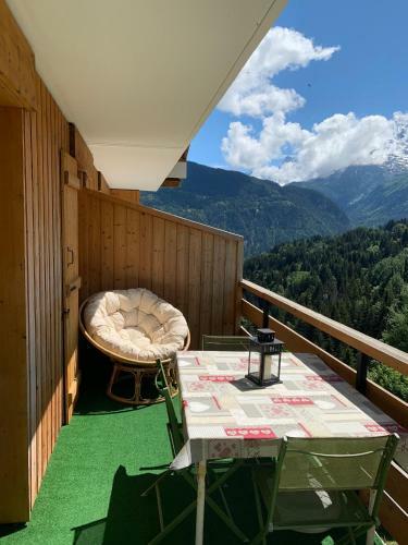Apartamento Studio Turquoise Quartier Grattague Vue Montblanc