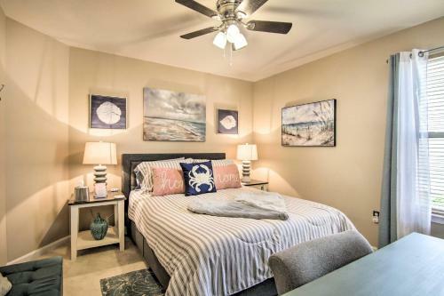Chic Ocean View Home About 5 Mi To Bethany Beach!