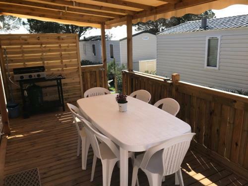 Mobil Home Camping Mar Estang Bord de Plage