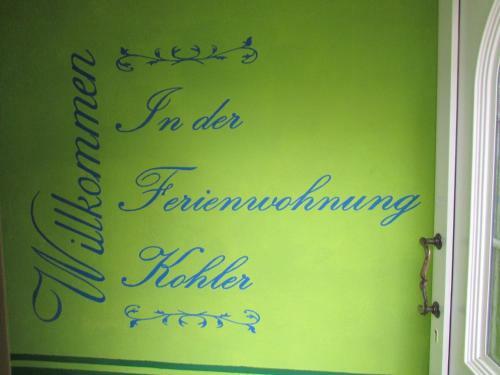 Apartamento Ferienwohnung Kohler