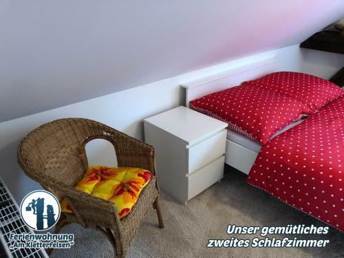 Apartamento Ferienwohnung "am Kletterfelsen"