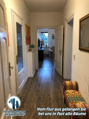 Apartamento Ferienwohnung "am Kletterfelsen"