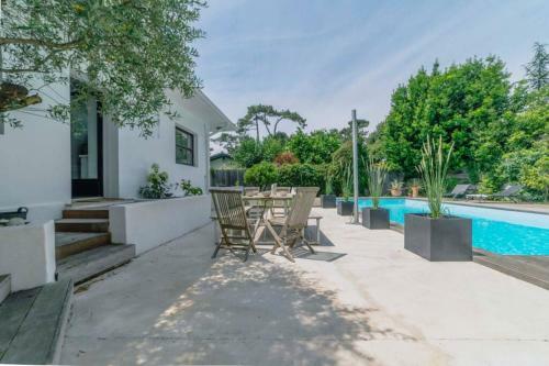 Villa Avec Piscine Proche de La Plage, Chiberta