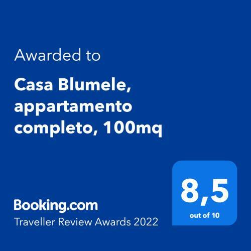 Apartamento Casa Blumele, Appartamento Completo, 100mq
