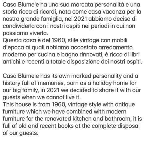 Apartamento Casa Blumele, Appartamento Completo, 100mq