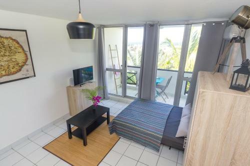 Apartamento Boucan Beach Joli Studio Vue Mer � Boucan Canot