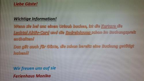 Ferienhaus Monika