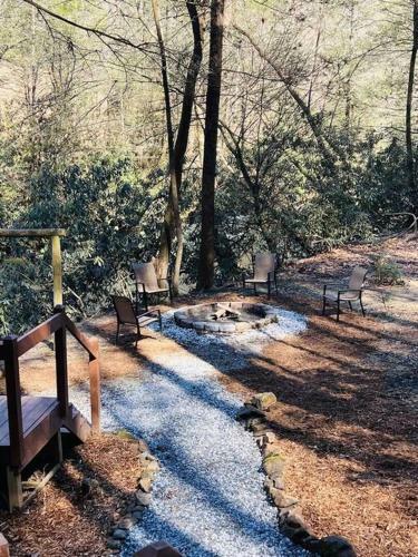 New!creek Front Cabin W/ Kingbed/firepit/fireplace