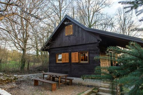 Wooden House Near The River Kupa
