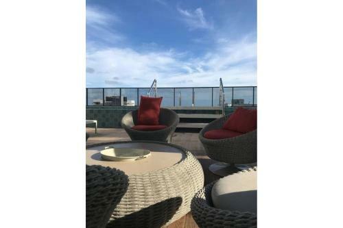 Apartamento Studio Em Excelente Localiza��o E Vista Para O Mar