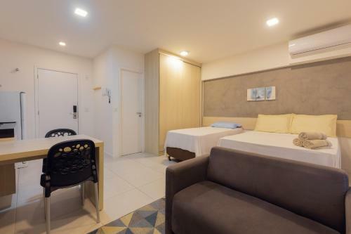 Apartamento Flat Com Piscina E Vista Pro Mar Em Ponta Verde Al