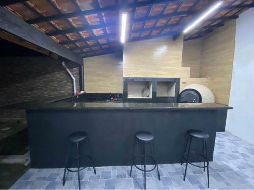 Blue House - Casa Com Ampla �rea de Lazer E Piscina