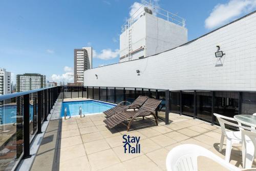 Apartamento Flat Super Equipado Edif�cio Parque Da Jaqueira Home Service - Sh032