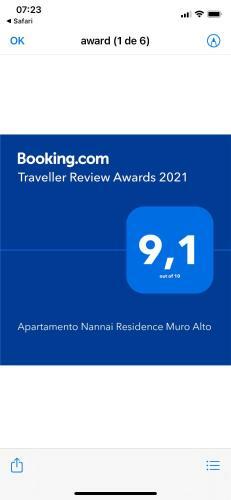 Apartamento Nannai Residence Muro Alto