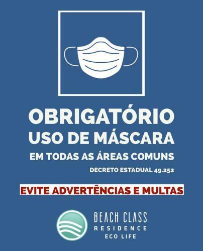 Apartamento Flat Inteiro: Beach Class Eco Life/muro Alto