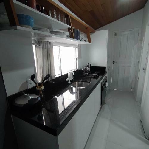 Apartamento Loft Encantador D - 8 Km de Floripa