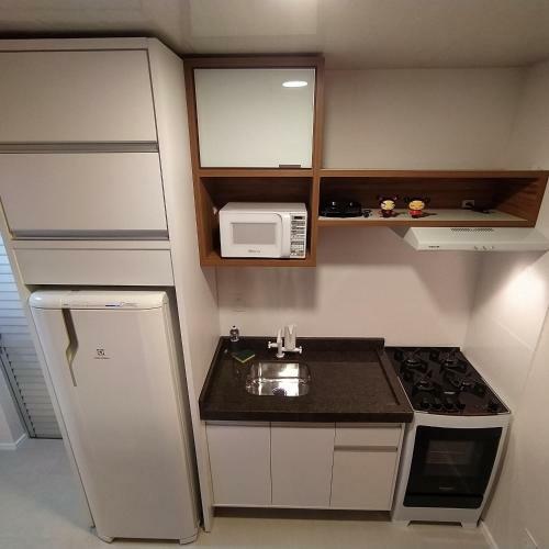 Apartamento Loft Encantador C - 8 Km de Floripa