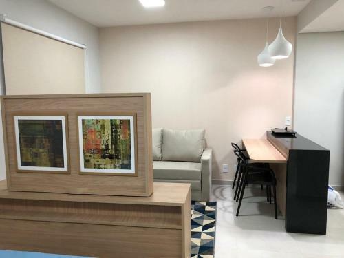 Apartamento Flat Novinho E Completo